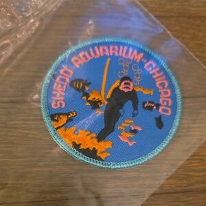 Shedd Aquarium- Chicago Embroidered Patch - Vintage